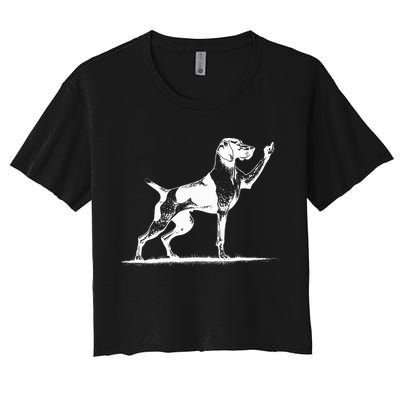 Rude Pointer Dog Asshole German Shorthaired Pointer Dog Crop Top
