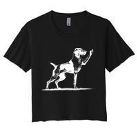 Rude Pointer Dog Asshole German Shorthaired Pointer Dog Crop Top