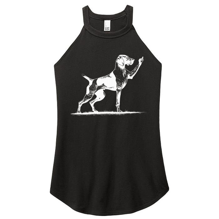 Rude Pointer Dog Asshole German Shorthaired Pointer Dog Women's Perfect Tri Rocker Tank
