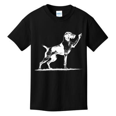 Rude Pointer Dog Asshole German Shorthaired Pointer Dog Kids T-Shirt