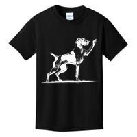 Rude Pointer Dog Asshole German Shorthaired Pointer Dog Kids T-Shirt