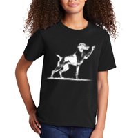 Rude Pointer Dog Asshole German Shorthaired Pointer Dog Kids T-Shirt