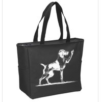 Rude Pointer Dog Asshole German Shorthaired Pointer Dog Zip Tote Bag
