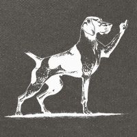 Rude Pointer Dog Asshole German Shorthaired Pointer Dog Cotton Canvas Backpack
