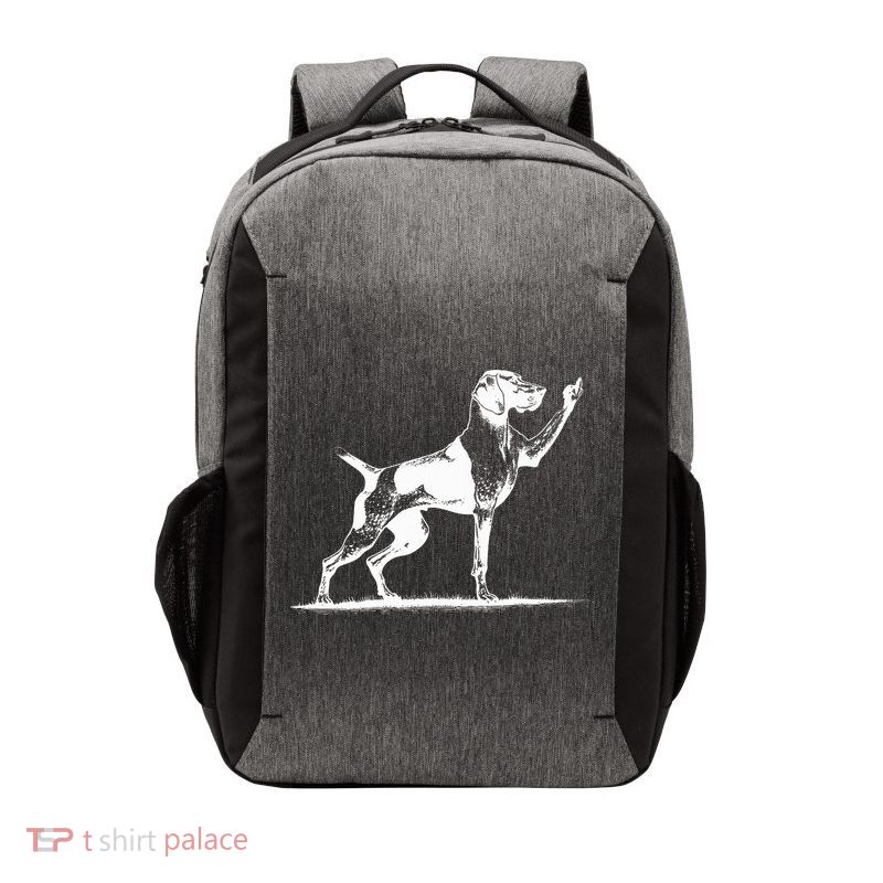 Rude Pointer Dog Asshole German Shorthaired Pointer Dog Vector Backpack