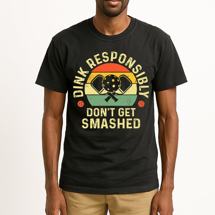 retro Pickleball Dink Responsibly Don't Get Smashed Tall T-Shirt