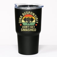 retro Pickleball Dink Responsibly Don't Get Smashed Tumbler