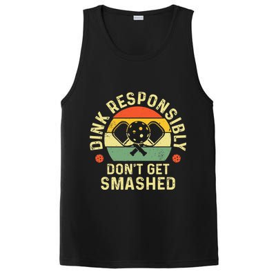 retro Pickleball Dink Responsibly Don't Get Smashed PosiCharge Competitor Tank