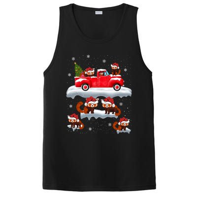 Red Panda Driving Christmas Tree Truck Red Panda Christmas Gift PosiCharge Competitor Tank