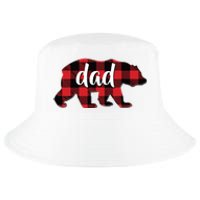 Red Plaid Dad Buffalo Matching Family Papa Pajama Christmas Cool Comfort Performance Bucket Hat