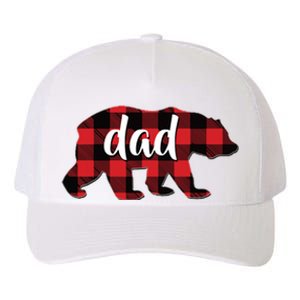 Red Plaid Dad Buffalo Matching Family Papa Pajama Christmas Yupoong Adult 5-Panel Trucker Hat