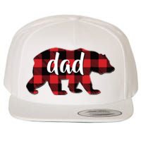 Red Plaid Dad Buffalo Matching Family Papa Pajama Christmas Wool Snapback Cap