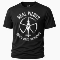 Real Pilots Dont Need Runways Pilot Helicopter Performance Shirt