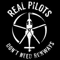 Real Pilots Dont Need Runways Pilot Helicopter Performance Shirt
