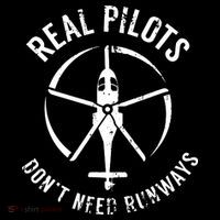 Real Pilots Dont Need Runways Pilot Helicopter Sustainable Beanie