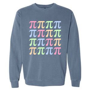 Rainbow Pi Day For Math Lovers Or Teachers Great Gift Garment-Dyed Sweatshirt