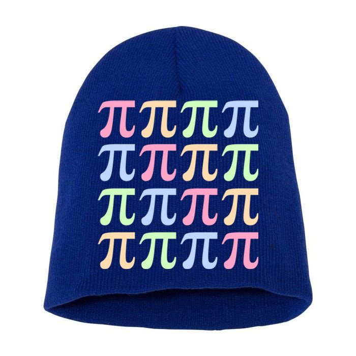 Rainbow Pi Day For Math Lovers Or Teachers Great Gift Short Acrylic Beanie