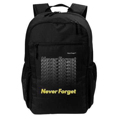 Repeating Pattern Design Styles With Never Forget Funny Gift Backpack