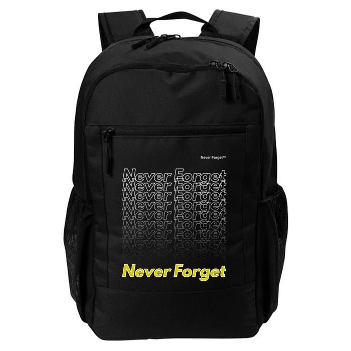 Repeating Pattern Design Styles With Never Forget Funny Gift Backpack