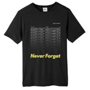 Repeating Pattern Design Styles With Never Forget Funny Gift Tall Fusion ChromaSoft Performance T-Shirt