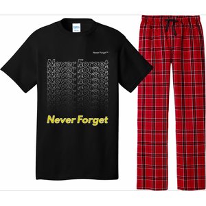 Repeating Pattern Design Styles With Never Forget Funny Gift Pajama Set