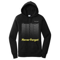 Repeating Pattern Design Styles With Never Forget Funny Gift Women's Pullover Hoodie