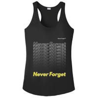 Repeating Pattern Design Styles With Never Forget Funny Gift Ladies PosiCharge Competitor Racerback Tank