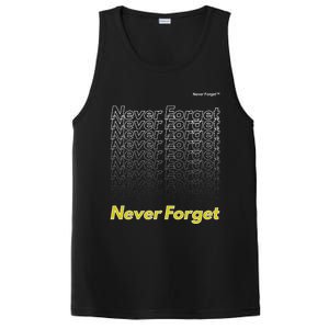 Repeating Pattern Design Styles With Never Forget Funny Gift PosiCharge Competitor Tank