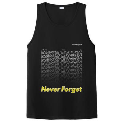 Repeating Pattern Design Styles With Never Forget Funny Gift PosiCharge Competitor Tank