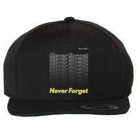 Repeating Pattern Design Styles With Never Forget Funny Gift Wool Snapback Cap