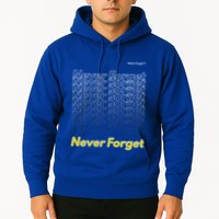 Repeating Pattern Design Styles With Never Forget Funny Gift Hoodie