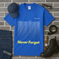 Repeating Pattern Design Styles With Never Forget Funny Gift Tall T-Shirt
