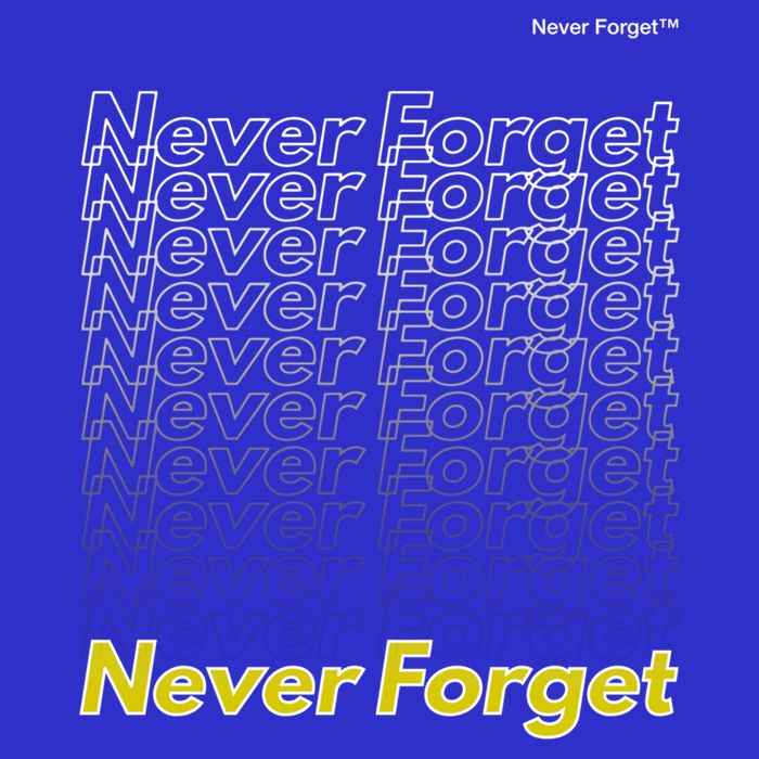 Repeating Pattern Design Styles With Never Forget Funny Gift Baby Bodysuit