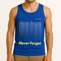 Repeating Pattern Design Styles With Never Forget Funny Gift Tank Top