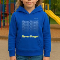 Repeating Pattern Design Styles With Never Forget Funny Gift Kids Hoodie