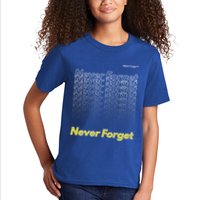 Repeating Pattern Design Styles With Never Forget Funny Gift Kids T-Shirt