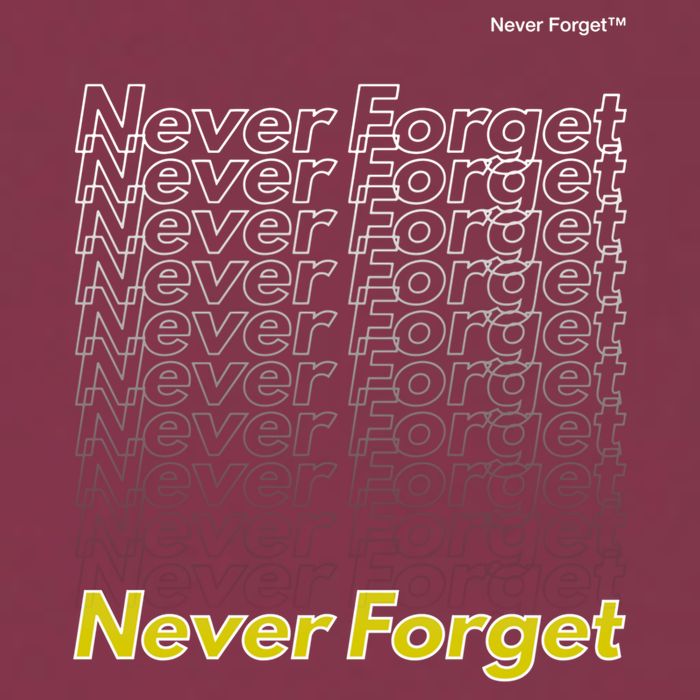 Repeating Pattern Design Styles With Never Forget Funny Gift 16oz Travel Tumbler
