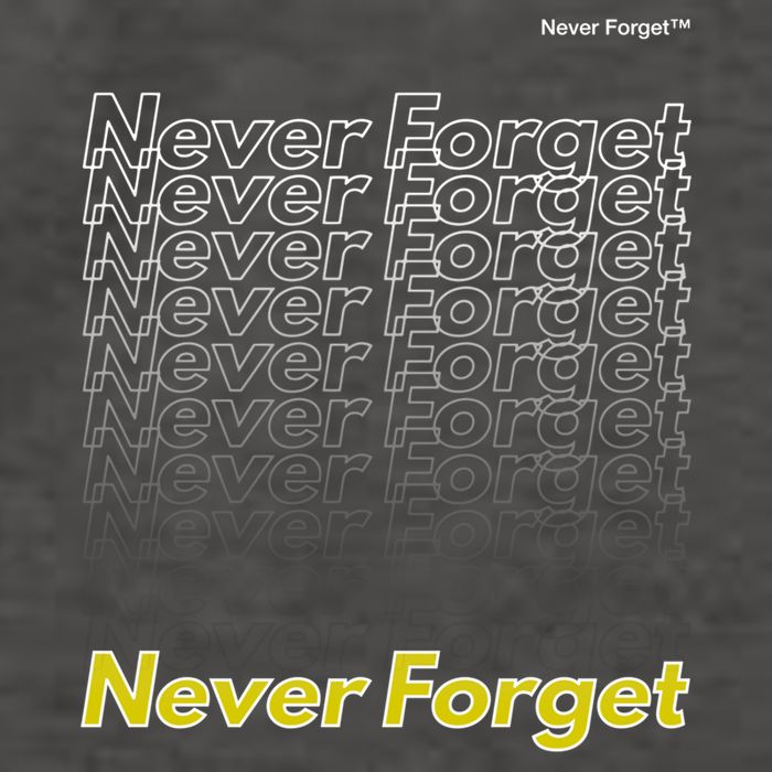 Repeating Pattern Design Styles With Never Forget Funny Gift Vector Backpack