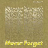 Repeating Pattern Design Styles With Never Forget Funny Gift Garment-Dyed Women's Muscle Tee