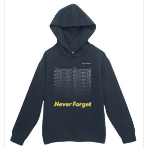 Repeating Pattern Design Styles With Never Forget Funny Gift Urban Pullover Hoodie