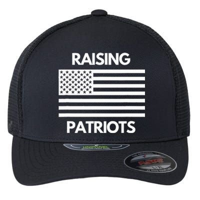 Raising Patriots Distressed American Flag Flexfit Unipanel Trucker Cap