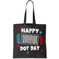 Retro Polka Dots Gaming Controller Video Gamers Tote Bag