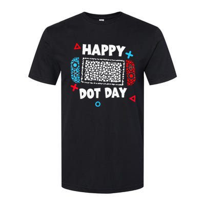 Retro Polka Dots Gaming Controller Video Gamers Softstyle® CVC T-Shirt