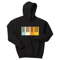 Retro Piano Design For Musician Piano Player Men Women Kids Kids Hoodie