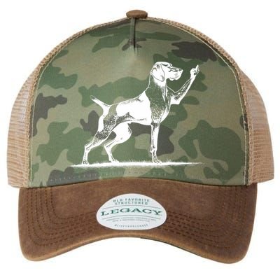 Rude Pointer Dog Asshole German Shorthaired Pointer Dog Legacy Tie Dye Trucker Hat