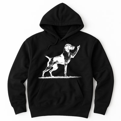 Rude Pointer Dog Asshole German Shorthaired Pointer Dog Hoodie