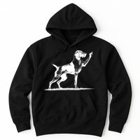 Rude Pointer Dog Asshole German Shorthaired Pointer Dog Hoodie