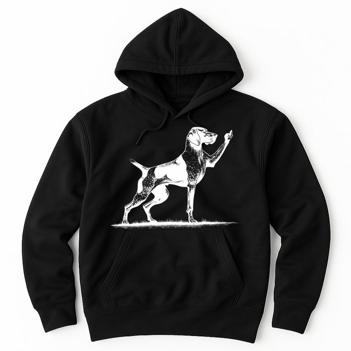 Rude Pointer Dog Asshole German Shorthaired Pointer Dog Hoodie
