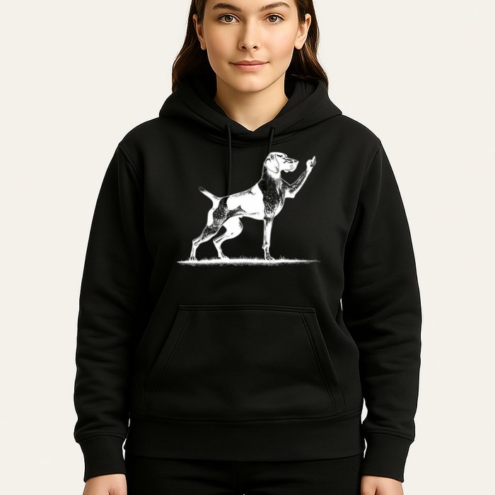 Rude Pointer Dog Asshole German Shorthaired Pointer Dog Hoodie