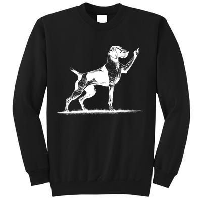 Rude Pointer Dog Asshole German Shorthaired Pointer Dog Sweatshirt